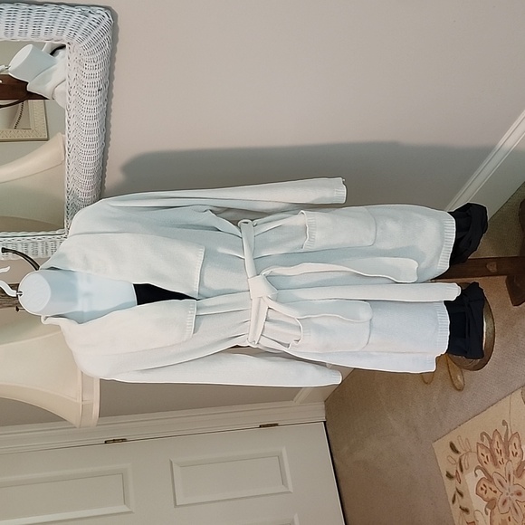 Tommy Bahama Sweaters - Tommy Bahama lush sweater/robe/cover up, GUC, cream, medium.